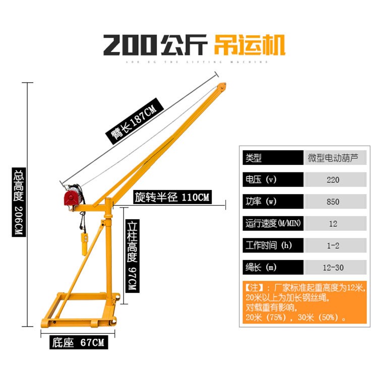 【整套】360度旋轉(zhuǎn)室內(nèi)外吊運(yùn)機(jī)裝修吊料機(jī)吊沙機(jī)家用吊糧機(jī)架子