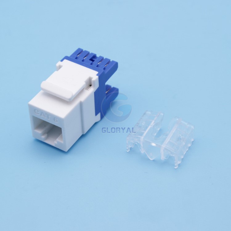amp6類六類cat6 keystone jack 非屏蔽信息電腦網(wǎng)絡(luò)模塊