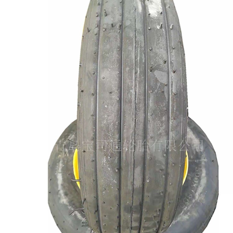 500*180農(nóng)用飛機(jī)花紋補(bǔ)強(qiáng)輪胎 打捆機(jī)平板車光面輪胎500×180G-IV