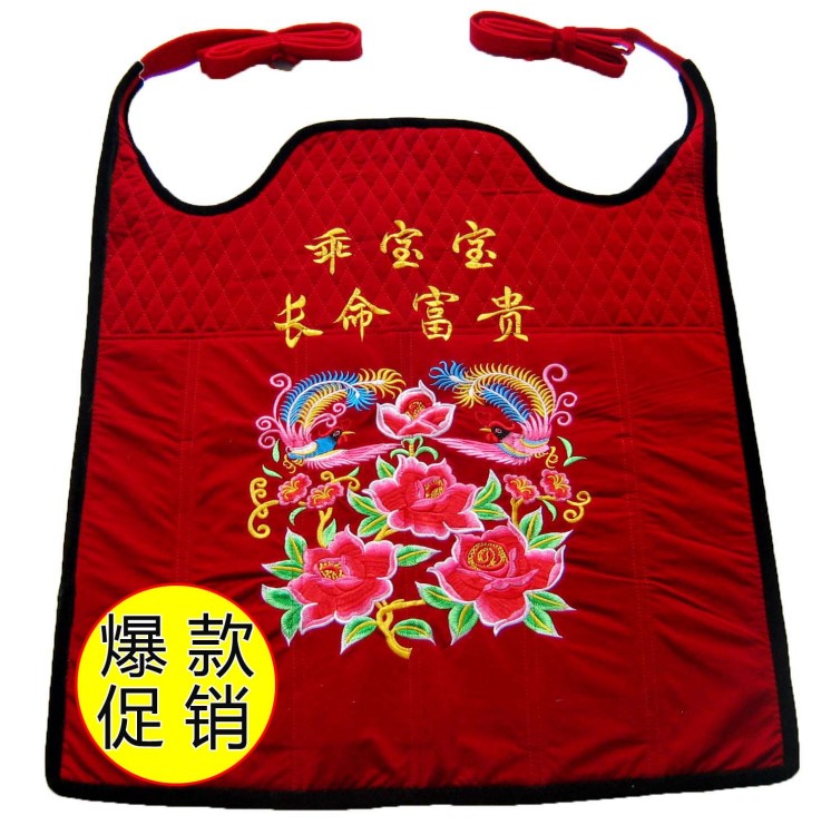 供應云南貴州特色刺繡單面花傳統老式嬰兒背帶滿包郵一件代發