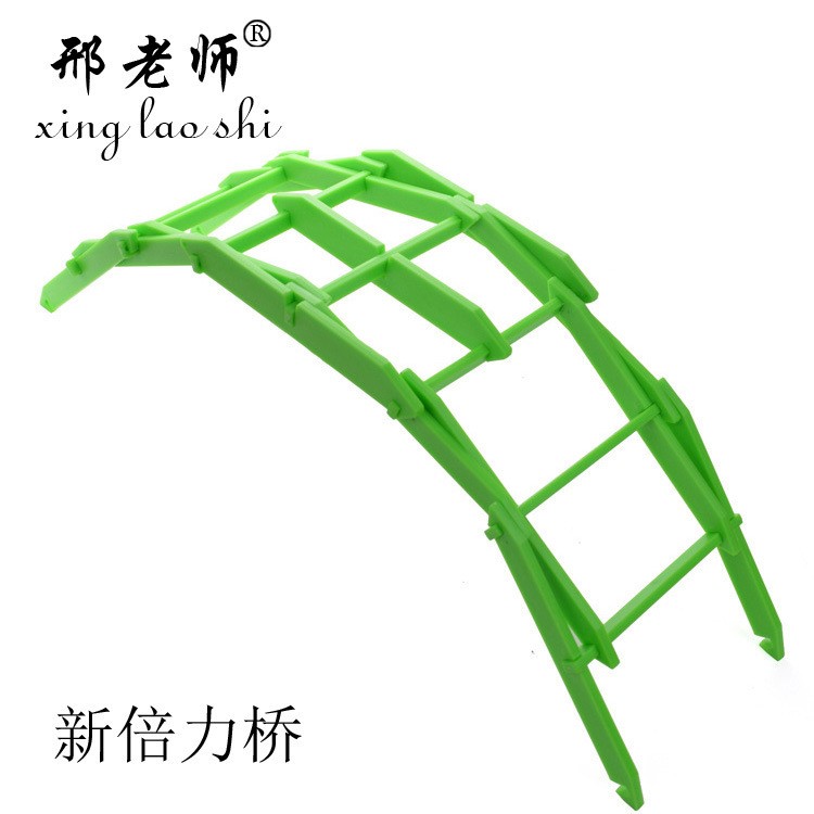 新倍力橋 DIY科技小制作 倍力拱橋玩具 橋結構模型 科學實驗材料