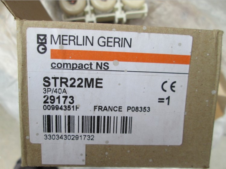 全新原裝法國梅蘭日蘭 Merlin Gerin STR22ME 3P/40A