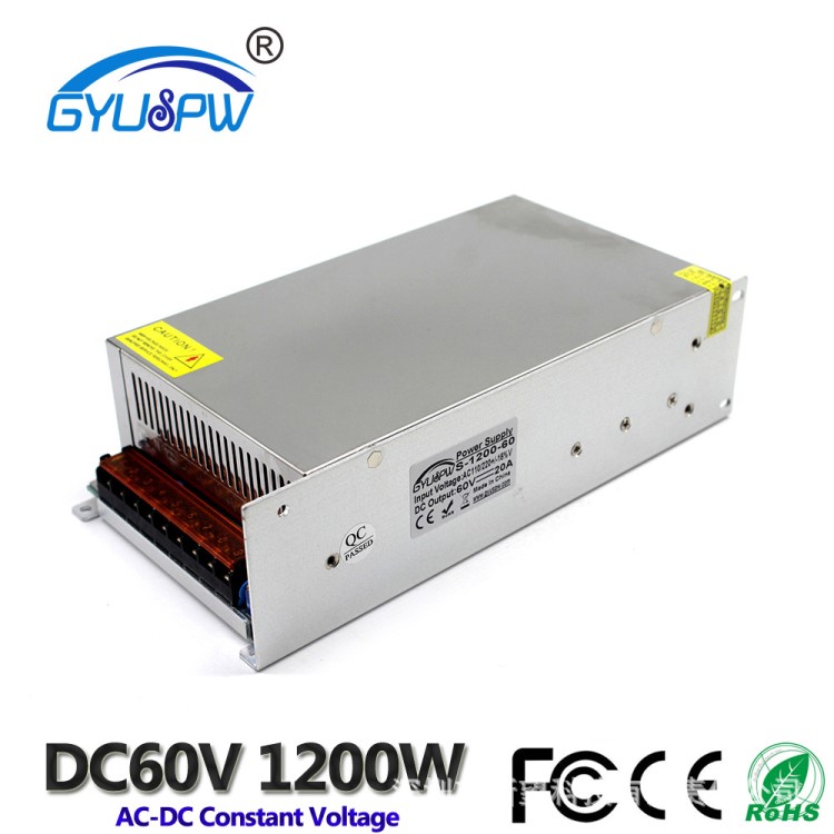 60V600W 机械设备电源 DC60V1200W水泵马达电源 60V直流驱动电源