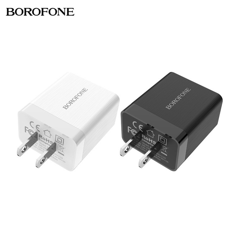 Borofone BA17迅驰单口QC3.0充电器智能快充美规迷你充电头 通用