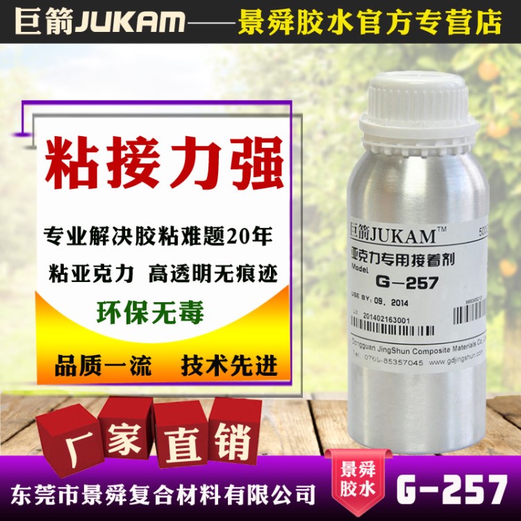 有機玻璃粘接專用單組份透明膠水