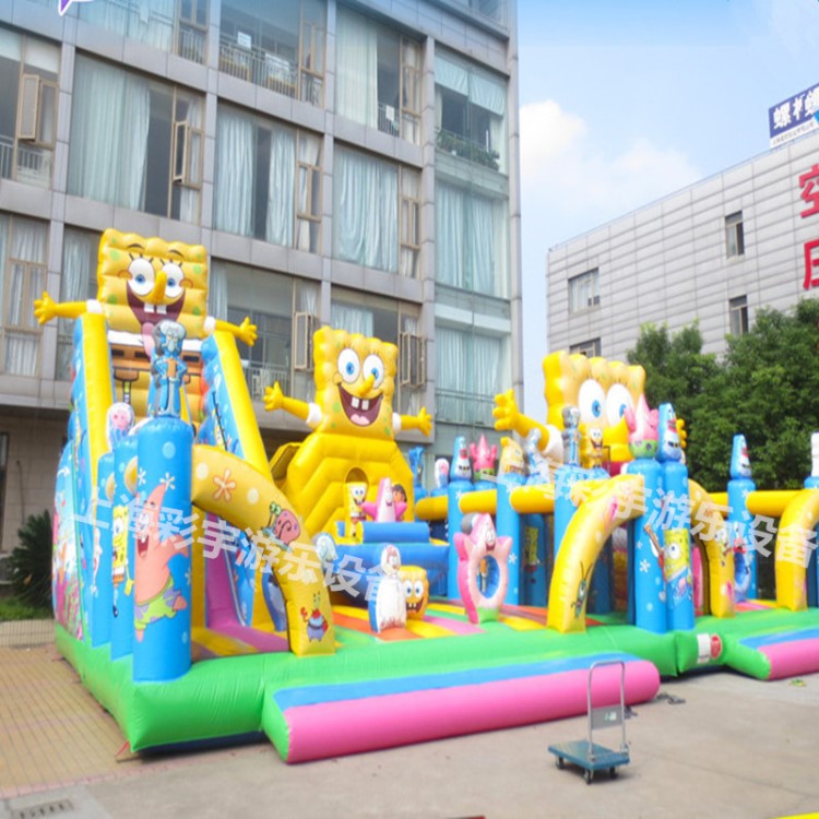 兒童沖氣城堡廣場大型充氣蹦蹦床充氣攀巖滑梯室內淘氣堡兒童樂園