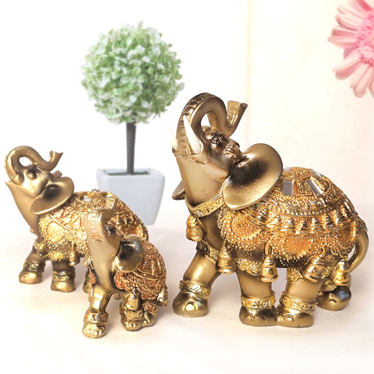 樹(shù)脂工藝品 歐式家居大象客廳裝飾品 酒柜擺設(shè) 結(jié)婚禮物跨境零售