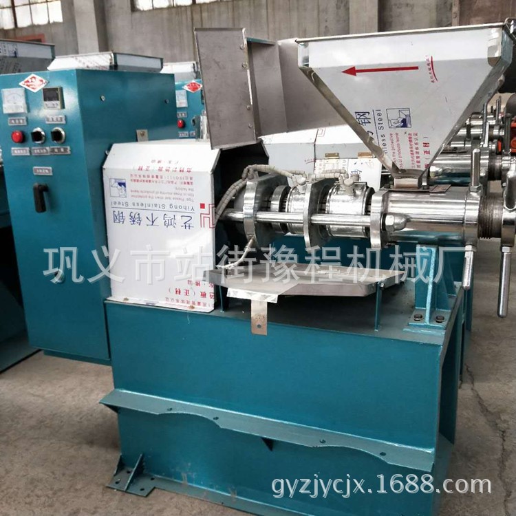 商用全自動(dòng)60型榨油機(jī) 核桃螺旋榨油機(jī) 小型大豆花生炸油機(jī)出油高