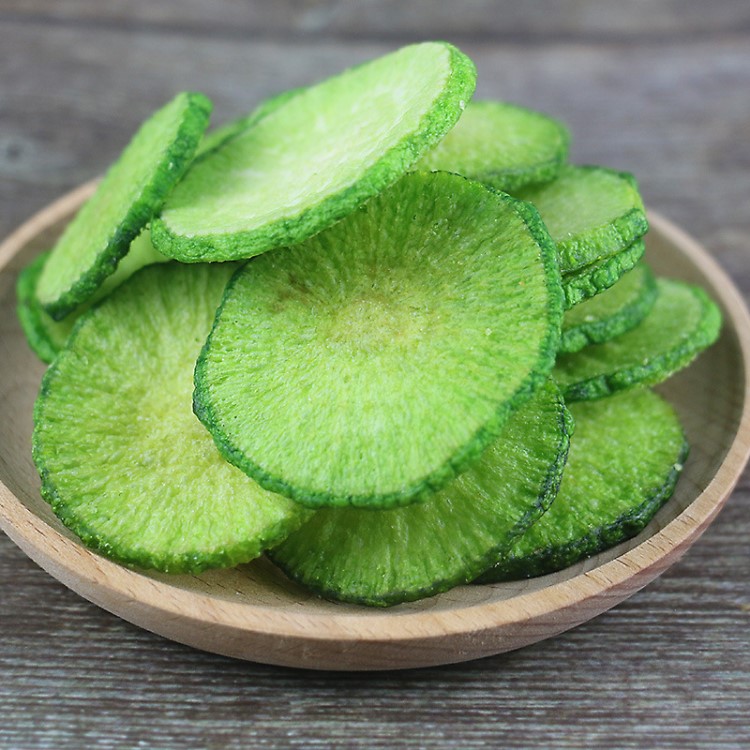 vf 青萝卜脆 蔬菜干综合什锦果蔬脆片脱水低温油炸批发散装500g