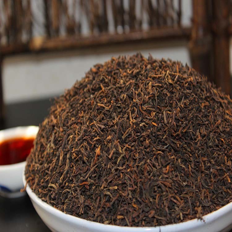 批发云南 普洱茶 散茶 熟茶 2001年勐海特级宫廷陈年老茶茶叶