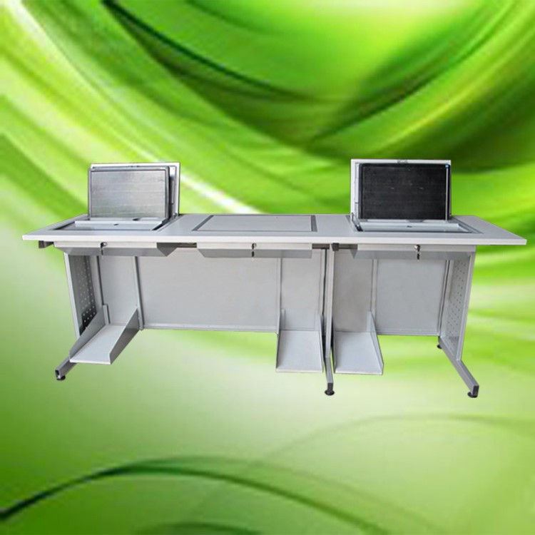 廠家直銷液晶屏翻轉(zhuǎn)器 江蘇隱藏式升降電腦桌 無錫電動升降桌子