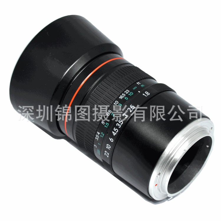 錦圖85mmF1.8大光圈手動(dòng)全畫幅定焦鏡頭適用索尼NEX3 NEX5 相機(jī)等