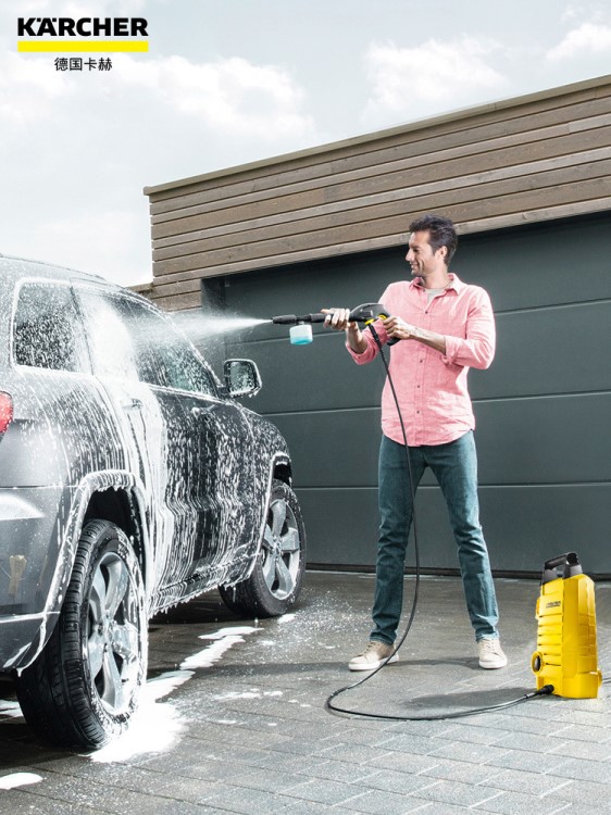 德国凯驰karcher卡赫便携洗车机洗车泵高压220v家用水枪清洗神器