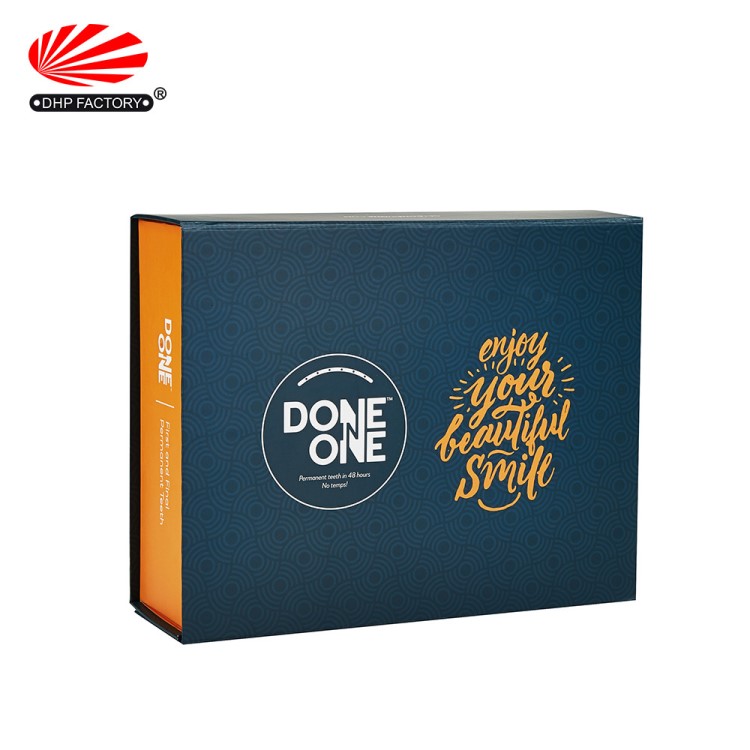 東莞廠家直銷一片式折疊盒手工收納盒禮品盒強力磁鐵翻蓋環保紙盒