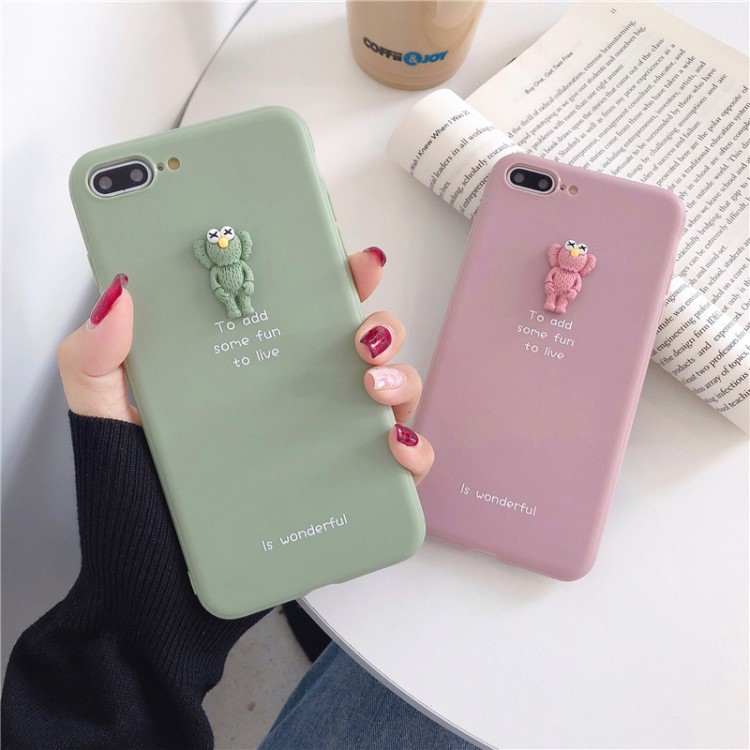 千心蘋果7新款立體貼件oppoa9保護(hù)套適用iphone11promax手機(jī)殼y97