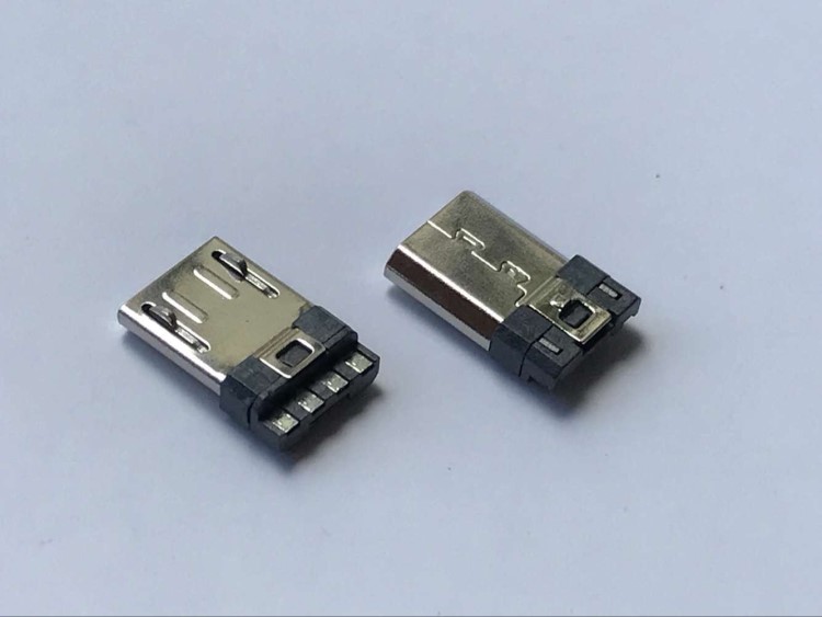 microUSB連接器 micro5P公頭超短體10.5手機連接器USB插頭廠家