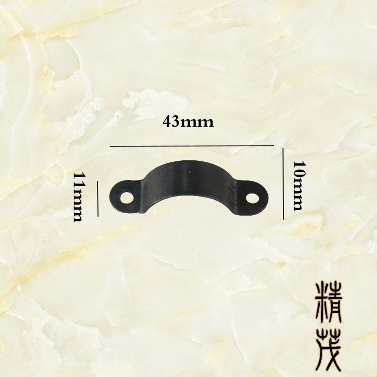 相框配件壓片供應(yīng) 金屬鐵管碼 單邊鐵管碼