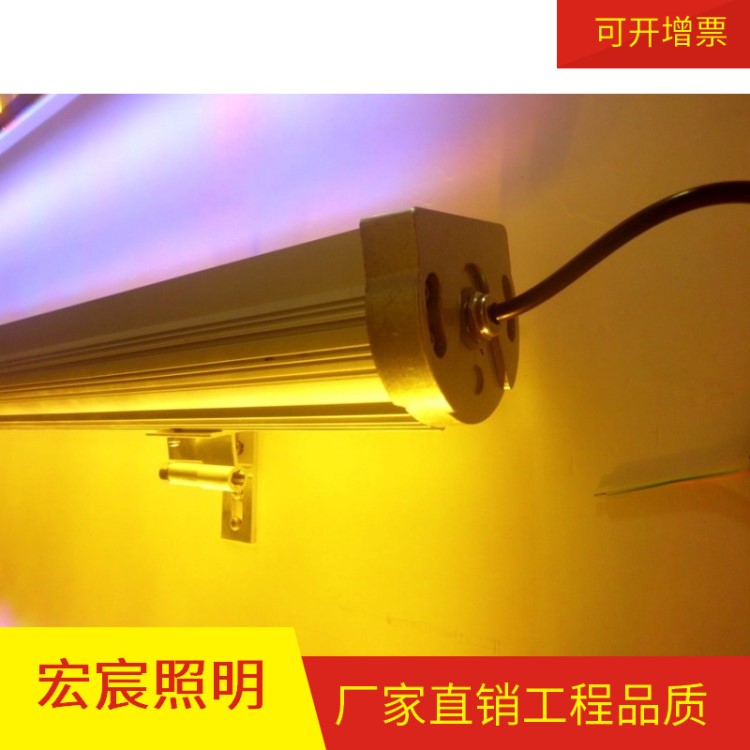 LED洗墙灯外壳 72*72 铝基板/透镜 led124W36W48W线条灯外壳 批发