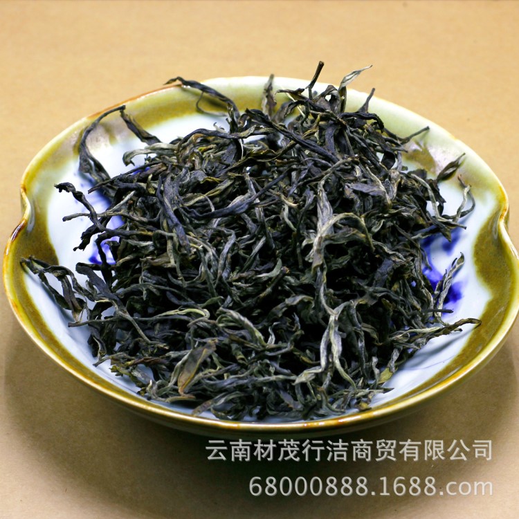 2018云南布朗山手工普洱茶散茶生態(tài)料頭春古樹生茶葉普洱散茶