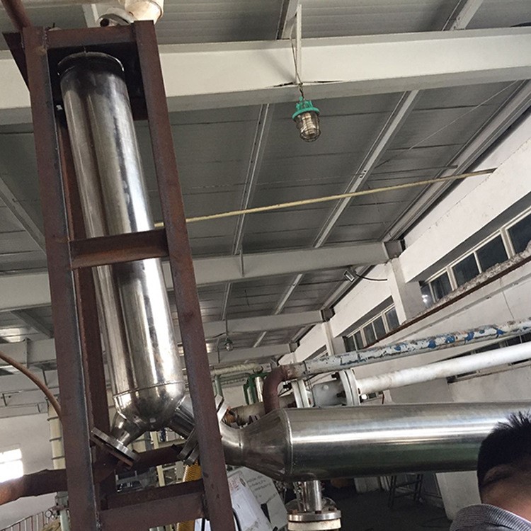 中藥蒸餾降溫冷卻器 反應釜配套不銹鋼冷凝器 蒸餾系統冷卻器
