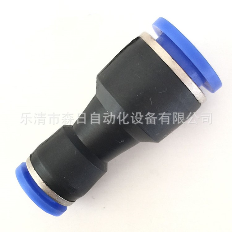 PG氣動(dòng)氣管接頭PG8-6變徑直通二通PU氣管快速快插異徑2通塑料接頭