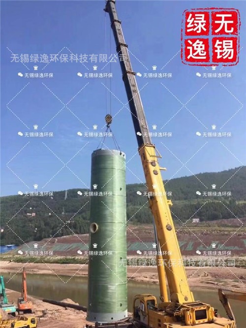 成品污水提升泵站 玻璃鋼成品泵房 一體化污水提升泵站