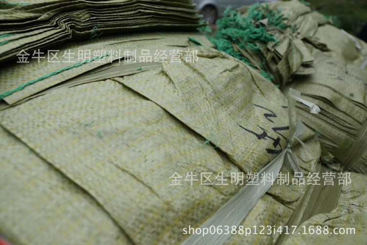 新再生料編織袋軍綠色塑料袋批發(fā)廠家直銷