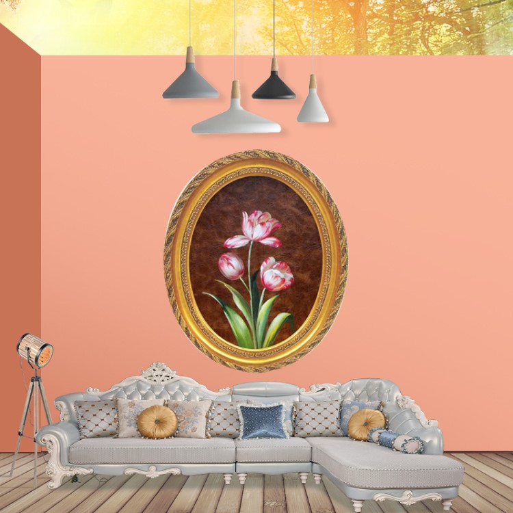 廠家直銷橢圓歐式裝飾鏡框 酒店玄關(guān)客廳沙發(fā)背景墻 歐式畫(huà)框批發(fā)