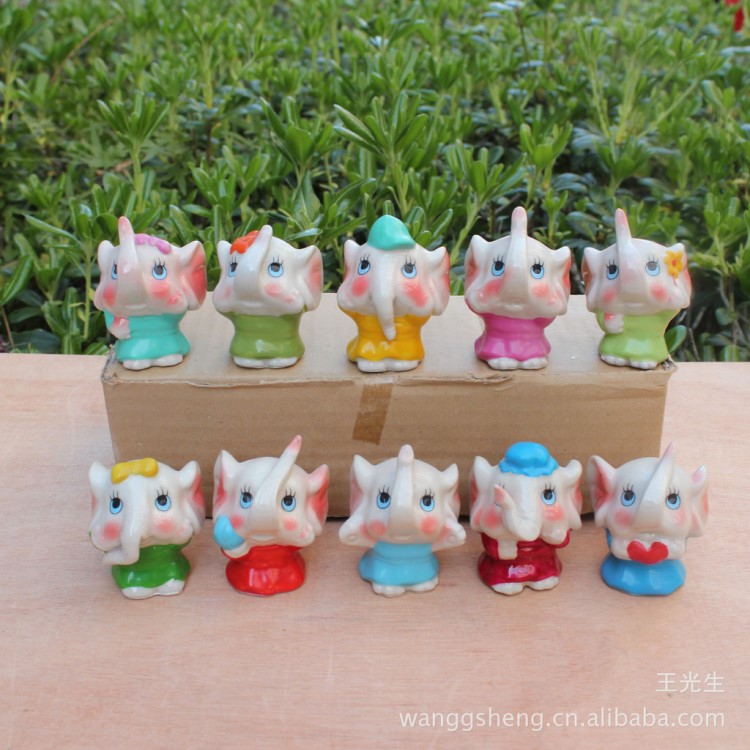 陶瓷工藝品 卡通動漫88834可愛小象 禮品 家居裝飾品 廠家直銷