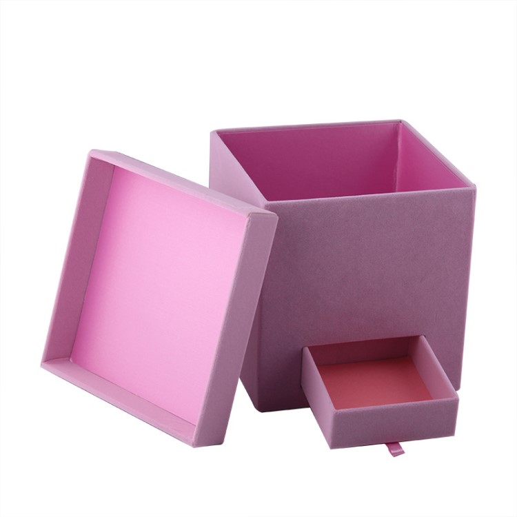 現(xiàn)貨衣服盒子中秋節(jié)白色紙盒 方形帶抽屜紙盒 通用禮包包裝盒