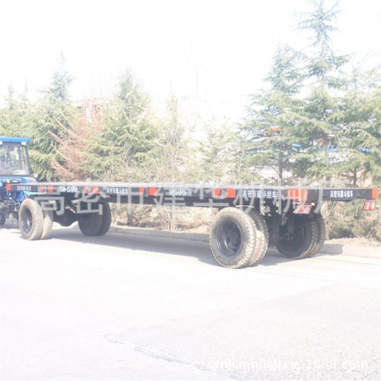 高密廠15噸拖拉機(jī)拖車 廂式牽引掛車廠家直銷批發(fā)