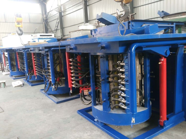 1噸2噸3噸5噸節(jié)能中頻熔煉爐/煉鋁爐