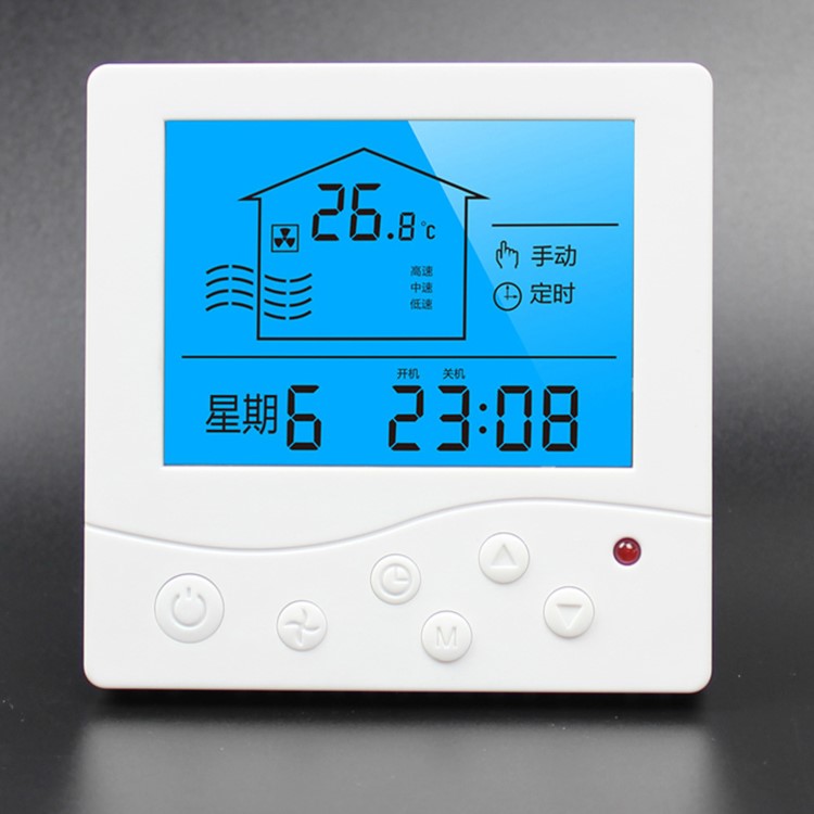 量大可定制LOGO全熱交換氣機開關面板新風系統(tǒng)智能液晶控制器