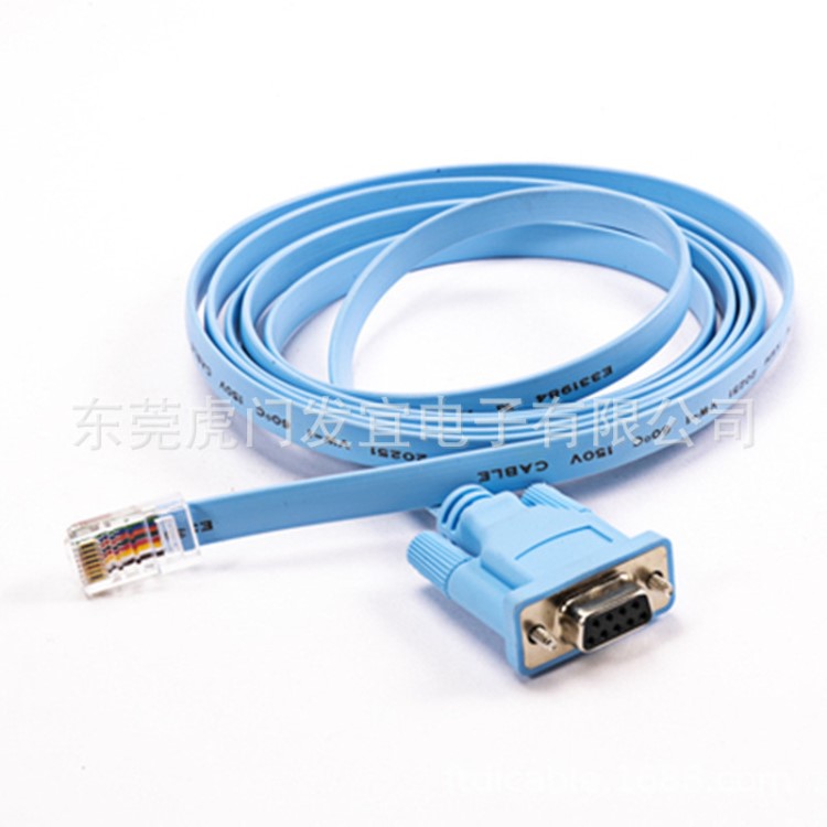 1.8Mdb9串口線db9轉(zhuǎn)rj45線rs232console線配置路由器線to rj45