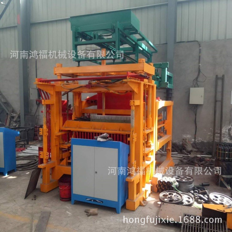 環保免燒砌塊成型機 全自動水泥空心磚機 河沙粉煤灰彩色路面磚機
