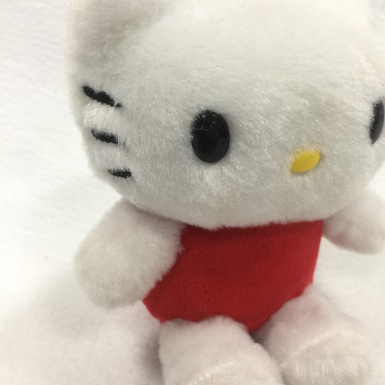 精制Hello Kitty紅色公仔 品牌授權(quán)委托生產(chǎn)加工 掛件出口定制