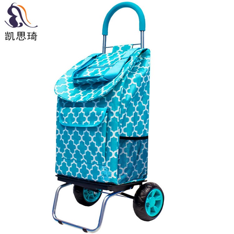 家用便攜購物車買菜小拉車行李手拉折疊拖車包拉桿小推車袋