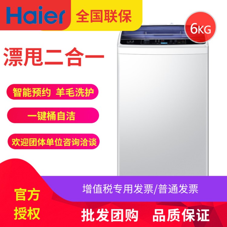 Haier/海爾 XQB60-M12699T 6公斤智能全自動波輪洗衣機全國聯(lián)保