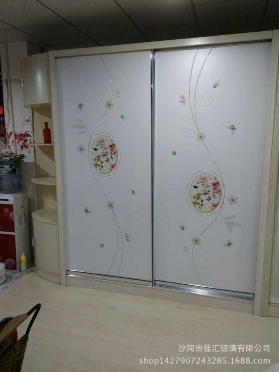 實力廠家生產精雕移門門芯板水晶封釉高光板成品密度板廠直銷