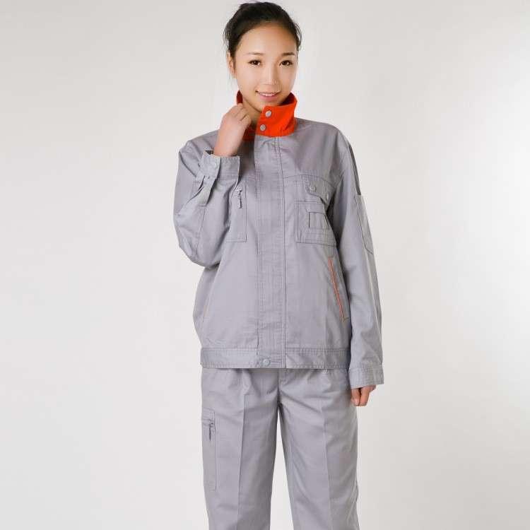 生產(chǎn)裝修工廠車間透氣勞保工作服秋冬長(zhǎng)袖棉服汽修工作裝現(xiàn)貨