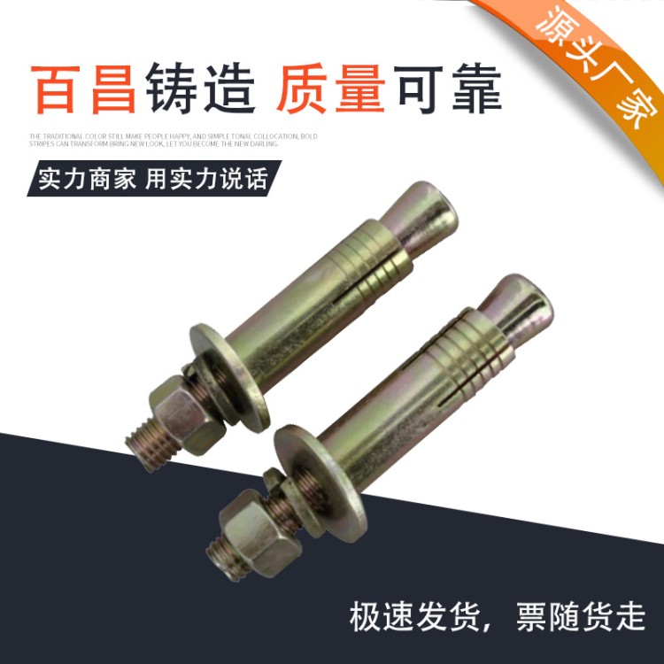 永年廠家 電梯專(zhuān)用膨脹螺栓電梯壁虎國(guó)標(biāo) M12x120電梯膨脹絲