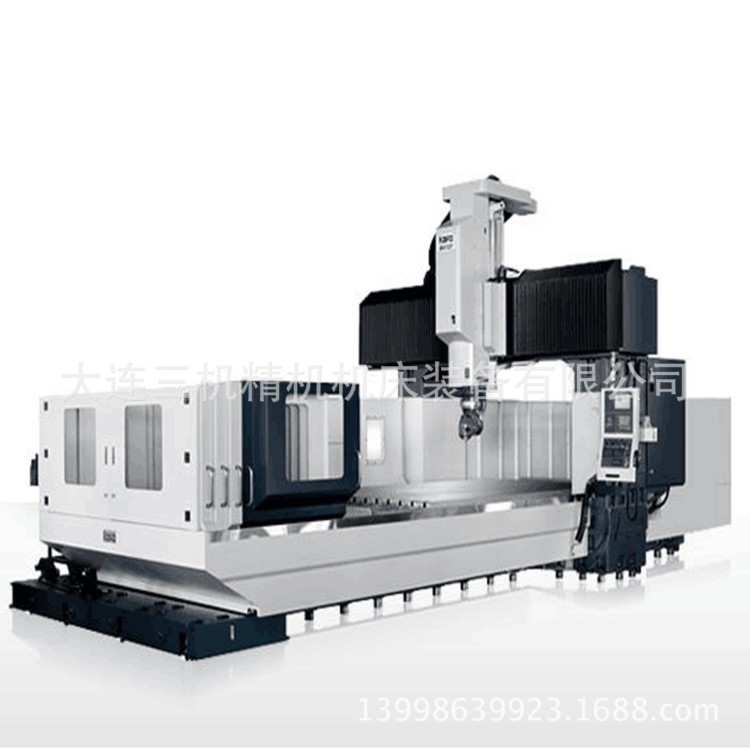 大连重型XK系列龙门铣床立式加工中心直线圆弧插补切削完成铣镗、