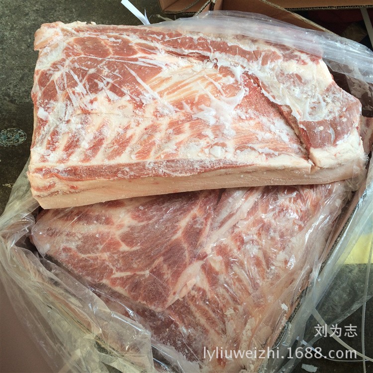 厂家供应带皮五花肉/皮肉/带皮中方猪肉【红烧肉/原料肉】猪肉