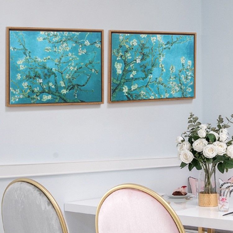 梵高装饰画客厅墙画欧式名家油画 书房挂画玄关走廊玄关壁画