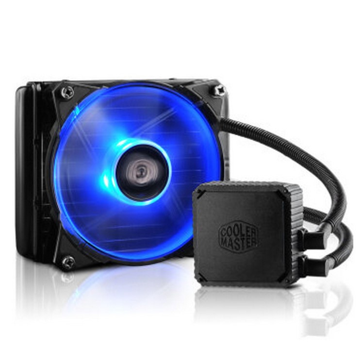 Cooler Master 海魔120 多平臺(tái) 靜音 一體 LED藍(lán)光 水冷散熱