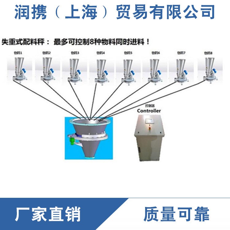 失重式喂料秤 配料秤 电子喂料机 可定制 可控制8种物料同时进料