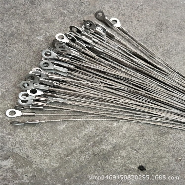 大量批發不銹鋼接線端子 鐵質接線端子 魚眼端子 鋼絲繩沖壓端子