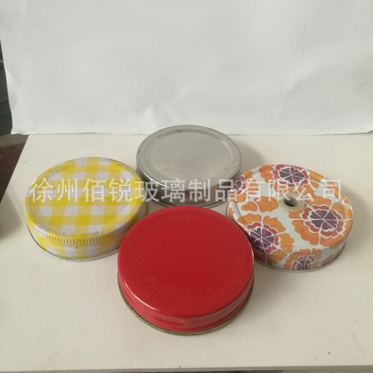 廠家直銷馬口鐵蓋子翻邊蓋公雞杯蓋玻璃瓶玻璃杯杯蓋金屬杯蓋定制