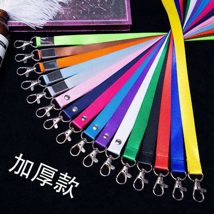 1.5cm金屬龍蝦鉤加厚掛繩定做工作證廠牌6008104 卡套掛繩 吊繩