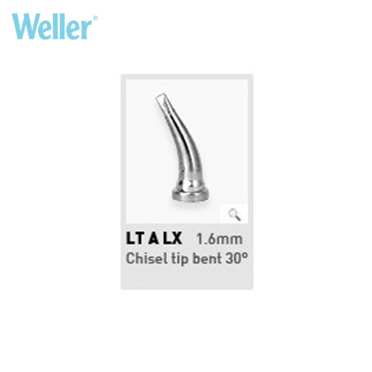 德國(guó)WELLER LTALX鑿型彎頭電烙鐵頭1.6mm威樂(lè)LT ALX焊嘴